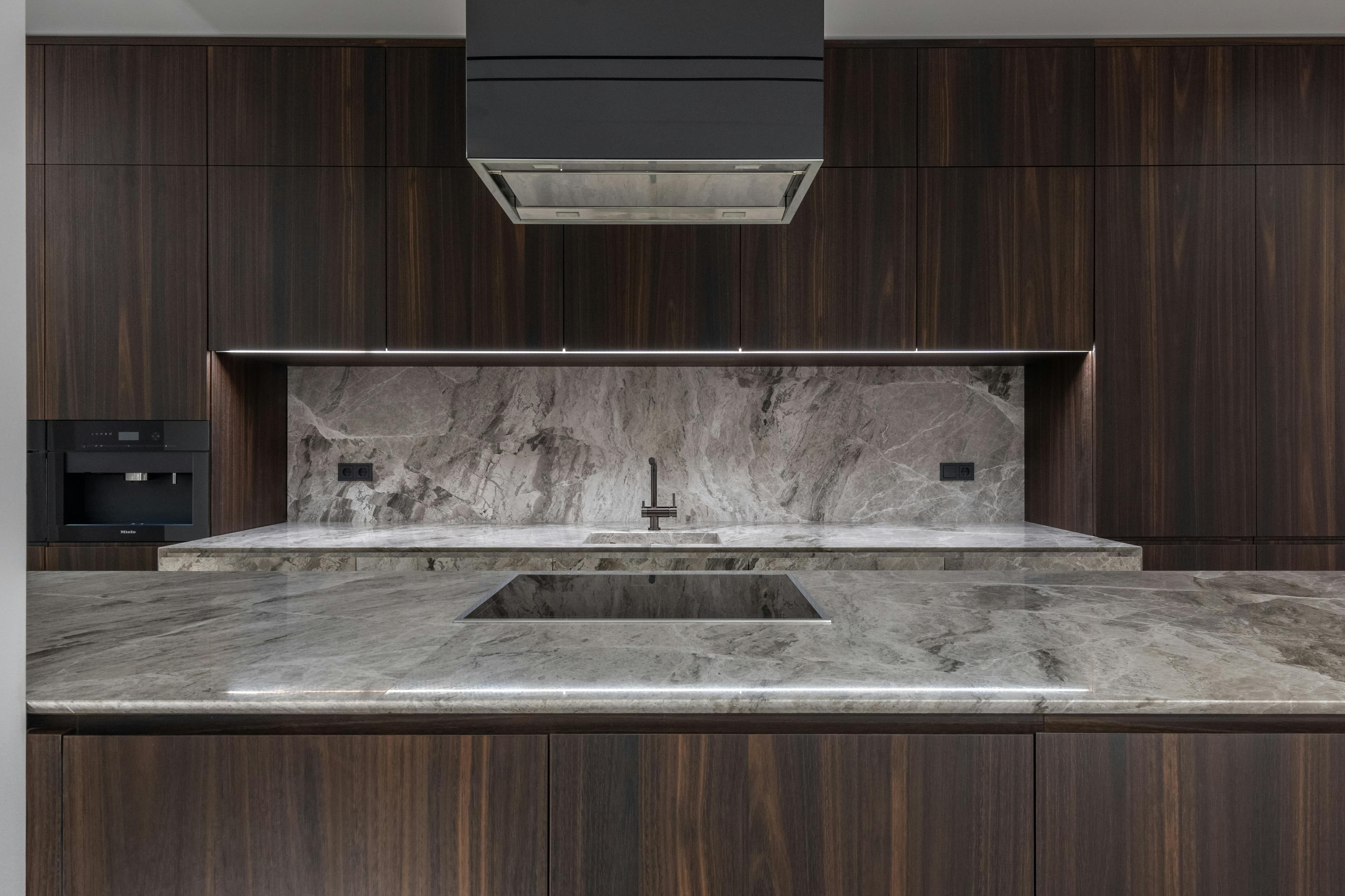 Beautifully installed kitchen countertop